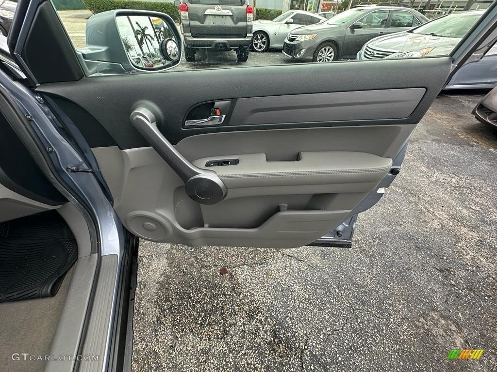 2008 CR-V EX-L - Glacier Blue Metallic / Gray photo #10