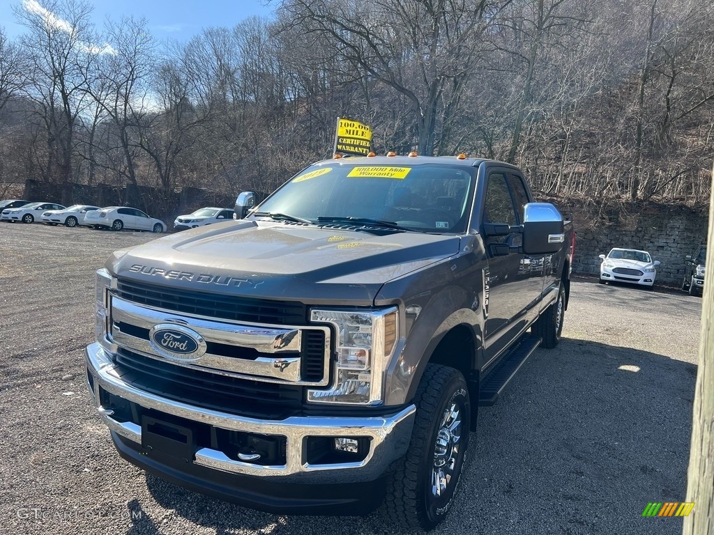 2019 F250 Super Duty XLT SuperCab 4x4 - Stone Gray / Earth Gray photo #3