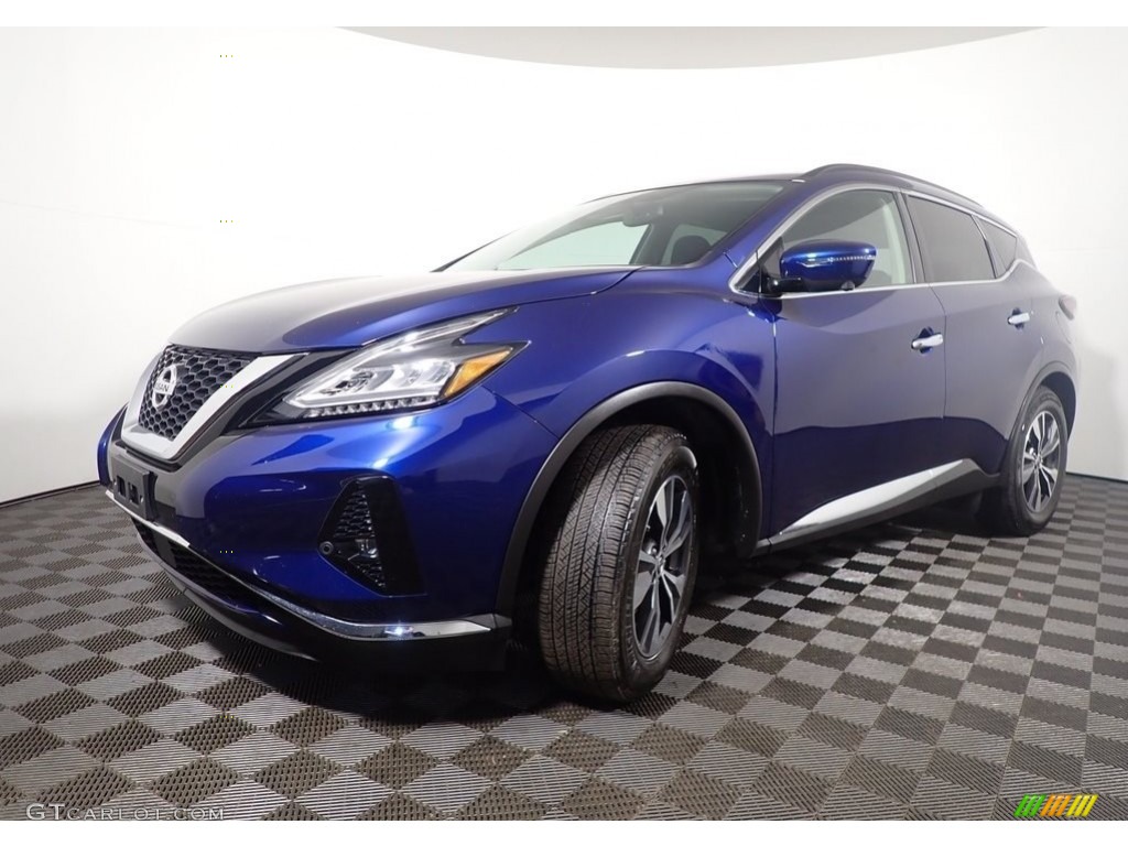 2019 Murano SV AWD - Deep Blue Pearl / Graphite photo #9