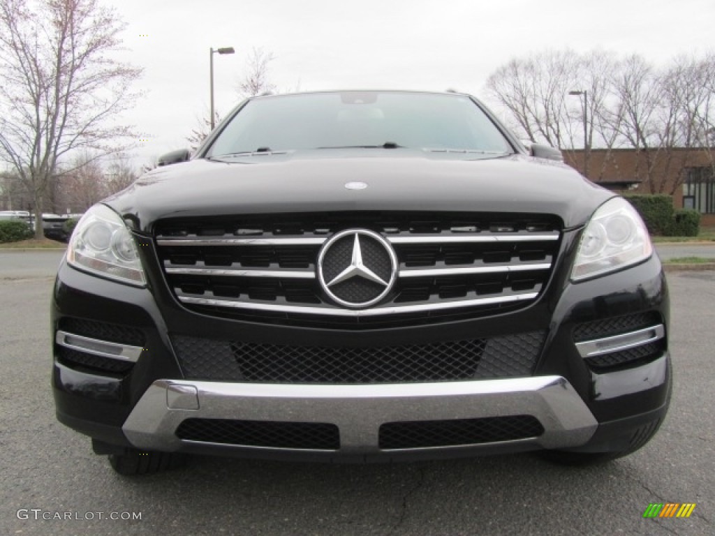 2014 ML 350 4Matic - Black / Almond Beige photo #4