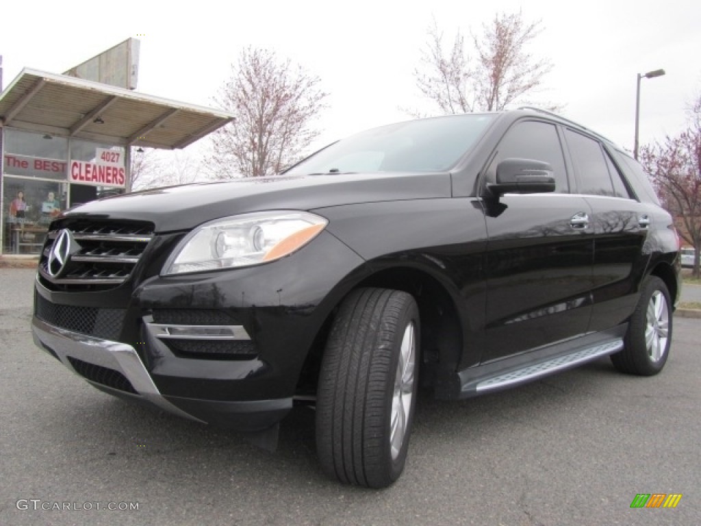 2014 ML 350 4Matic - Black / Almond Beige photo #6