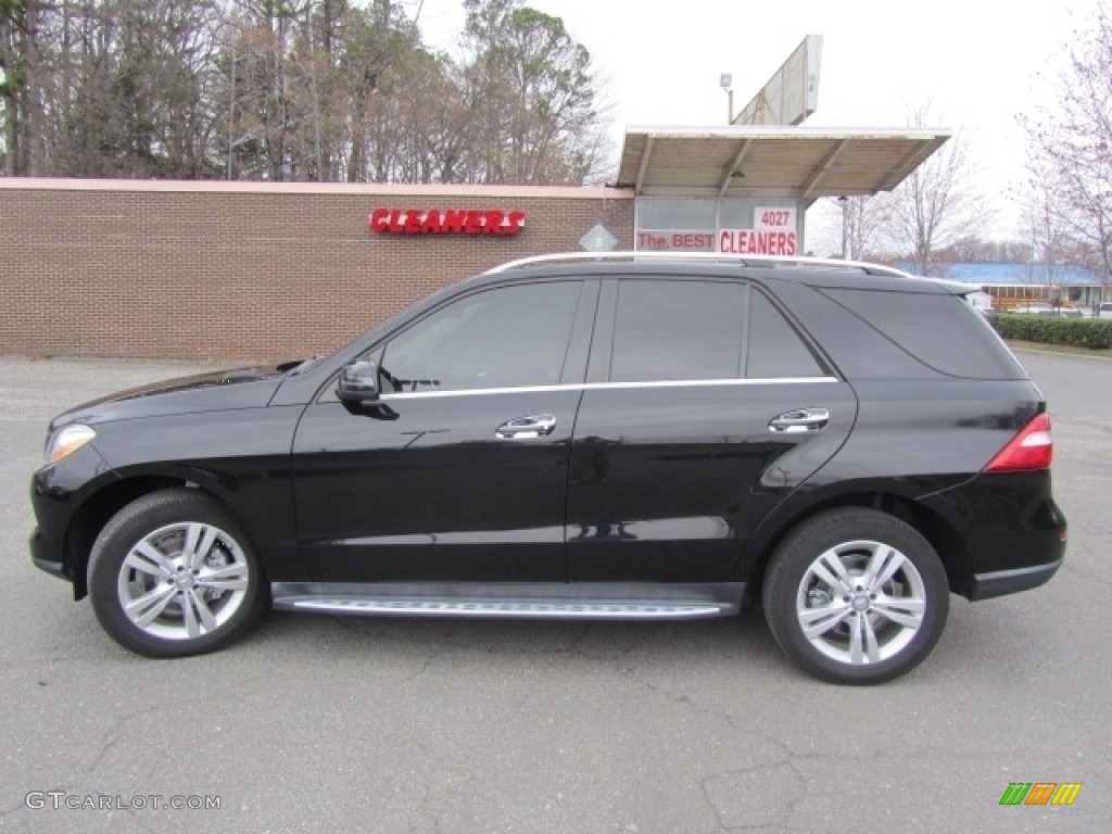2014 ML 350 4Matic - Black / Almond Beige photo #7