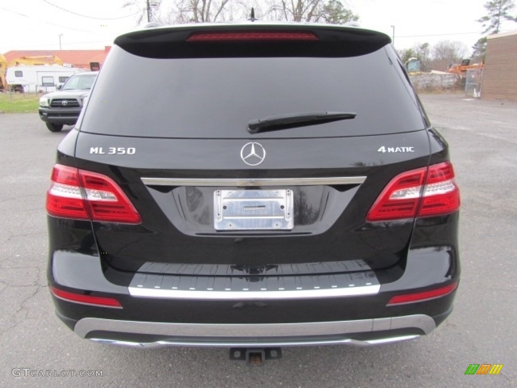2014 ML 350 4Matic - Black / Almond Beige photo #9