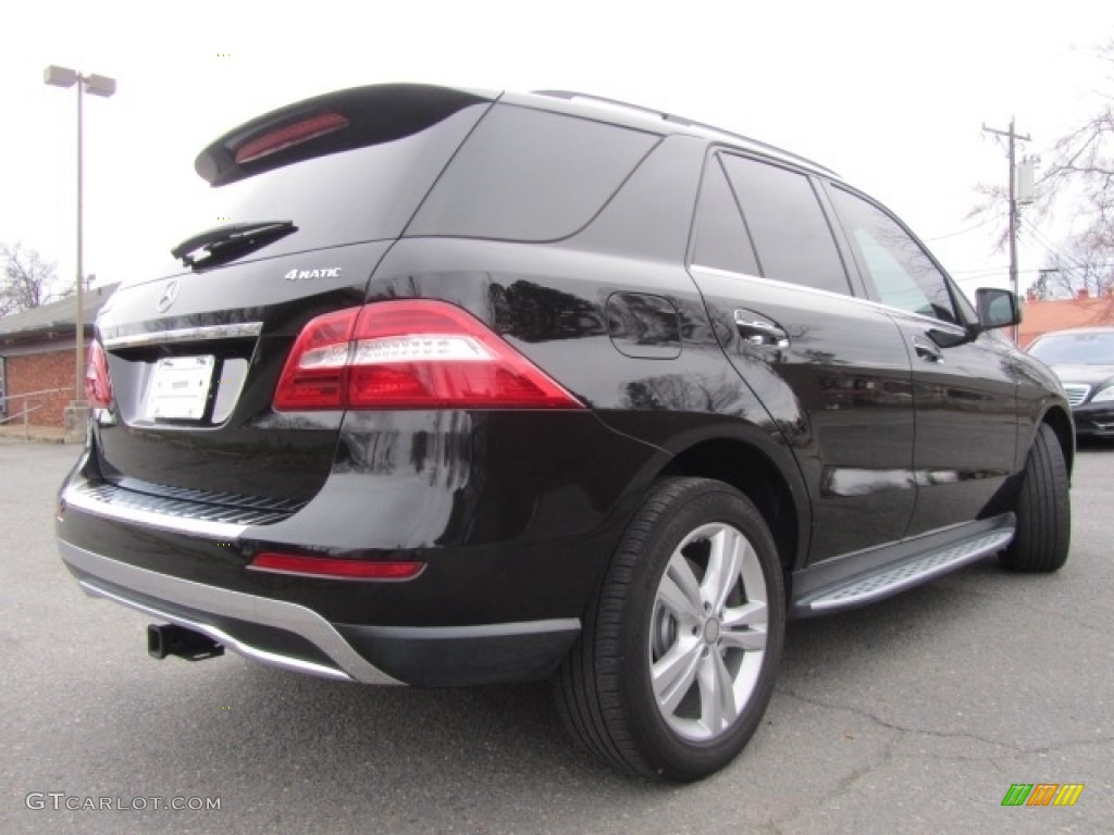 2014 ML 350 4Matic - Black / Almond Beige photo #10