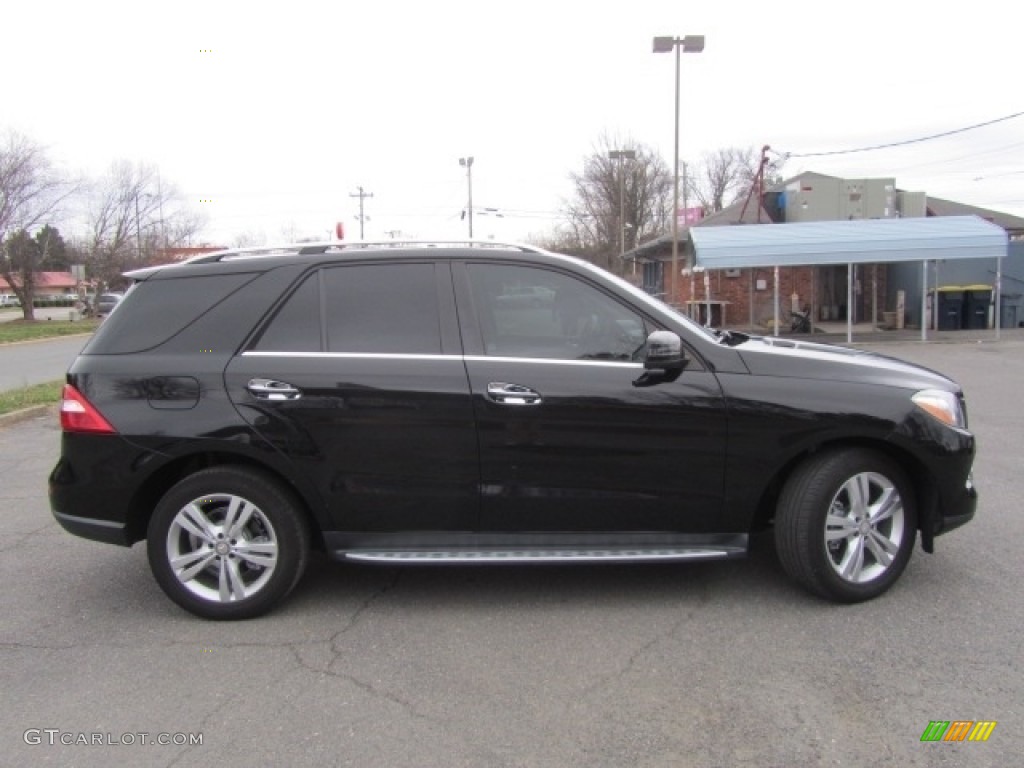 2014 ML 350 4Matic - Black / Almond Beige photo #11