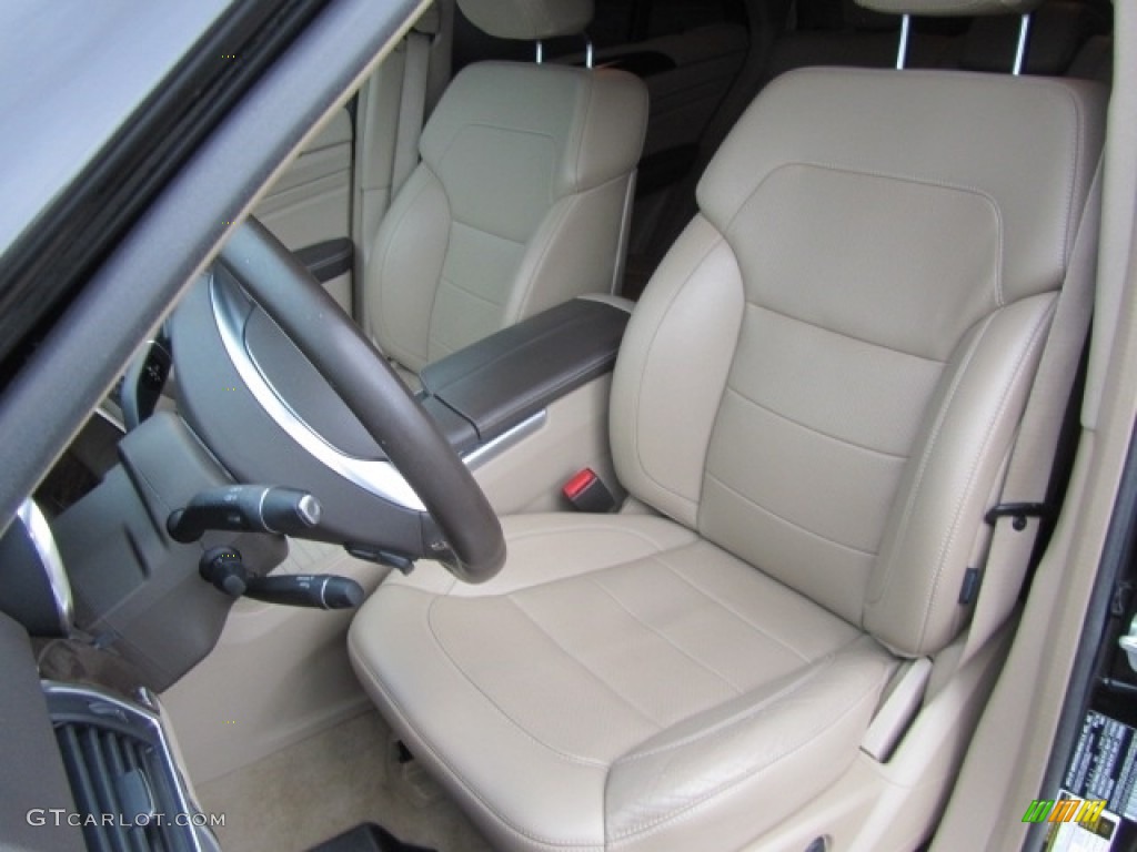 2014 ML 350 4Matic - Black / Almond Beige photo #18