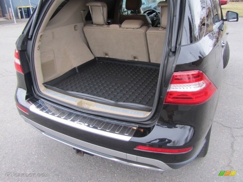 2014 ML 350 4Matic - Black / Almond Beige photo #20