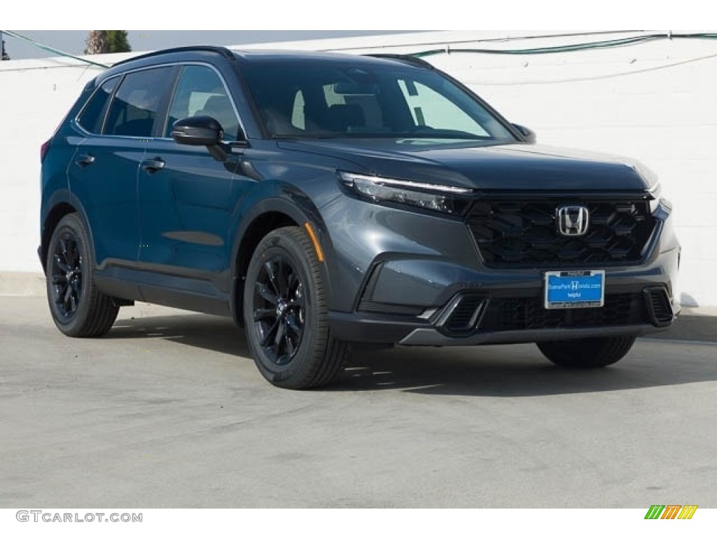 2023 CR-V Sport Hybrid - Meteorite Gray Metallic / Black photo #1