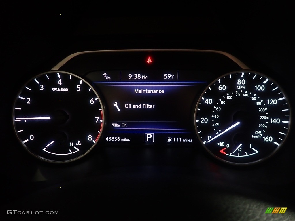2019 Murano SV AWD - Deep Blue Pearl / Graphite photo #27
