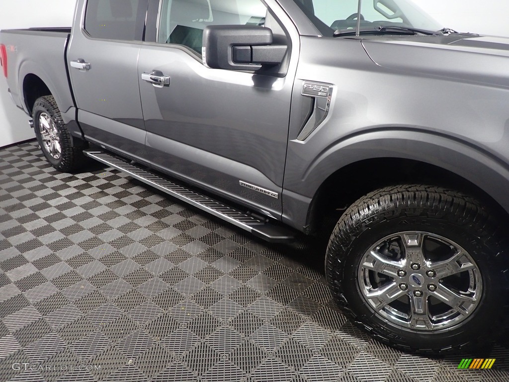 2021 F150 XLT SuperCrew 4x4 - Carbonized Gray / Medium Dark Slate photo #6