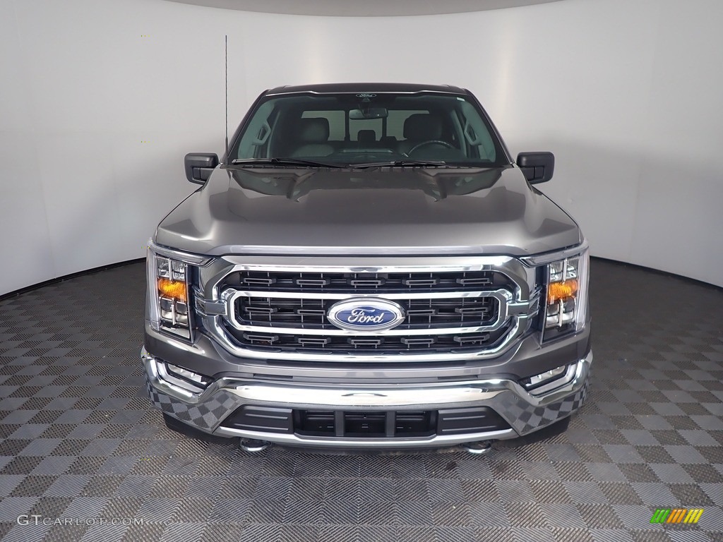2021 F150 XLT SuperCrew 4x4 - Carbonized Gray / Medium Dark Slate photo #7