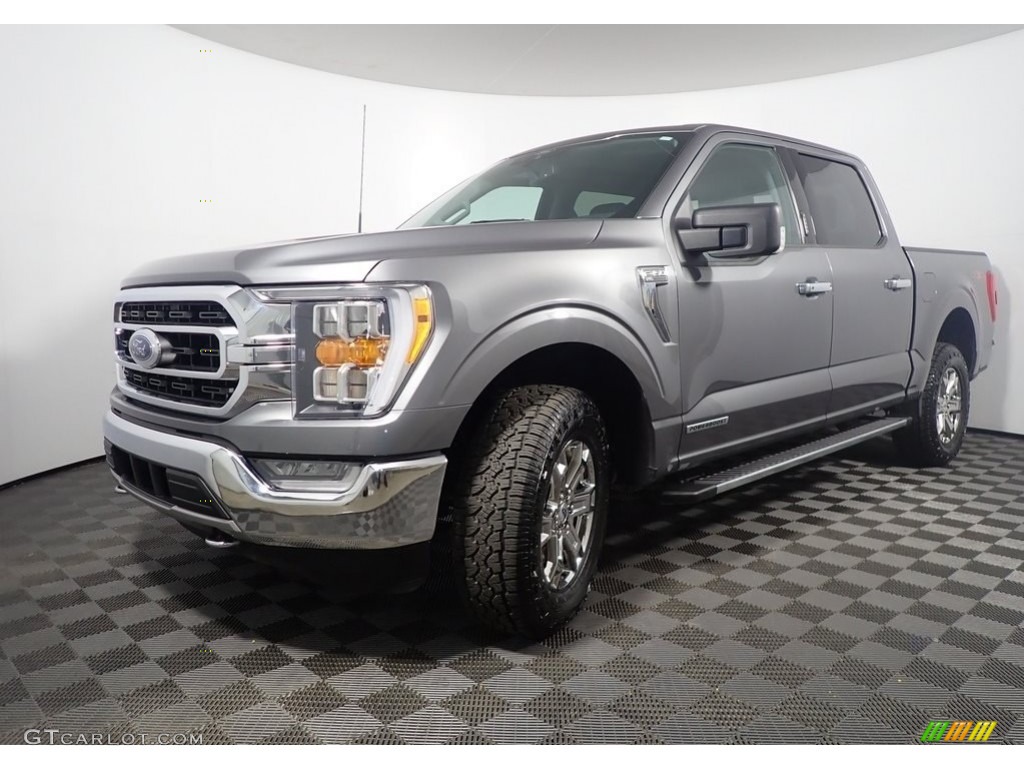 2021 F150 XLT SuperCrew 4x4 - Carbonized Gray / Medium Dark Slate photo #10