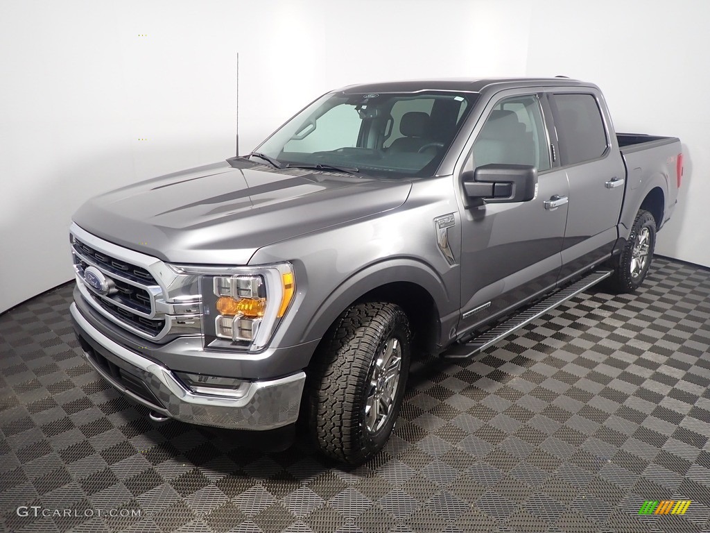 2021 F150 XLT SuperCrew 4x4 - Carbonized Gray / Medium Dark Slate photo #11