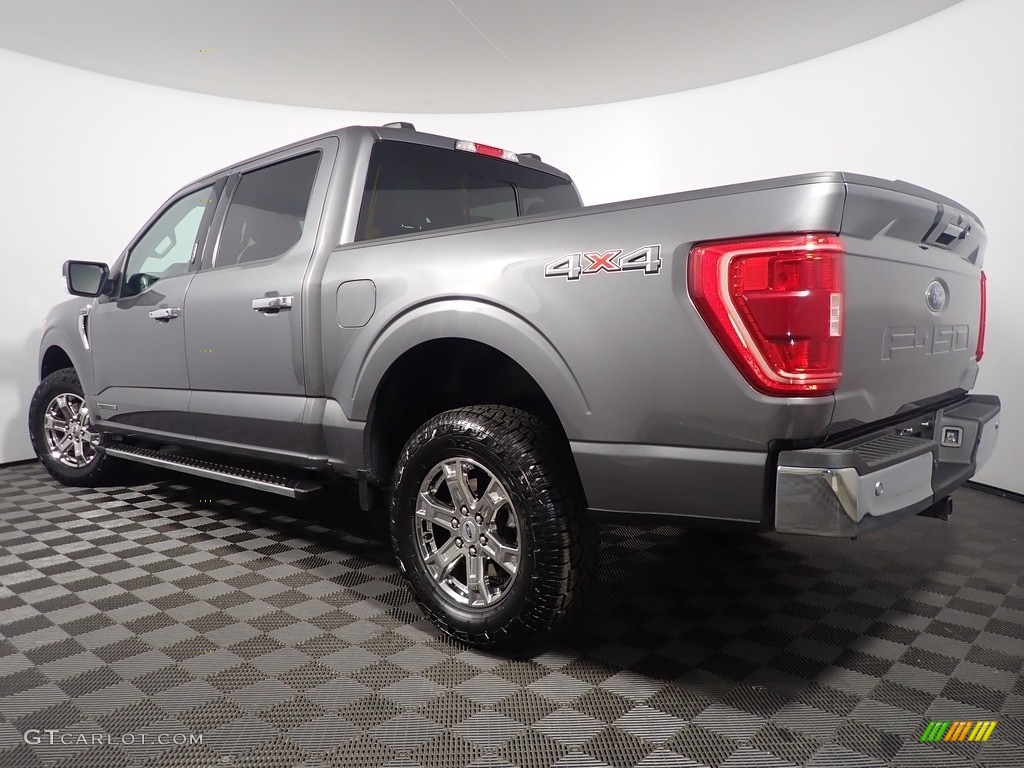 2021 F150 XLT SuperCrew 4x4 - Carbonized Gray / Medium Dark Slate photo #13