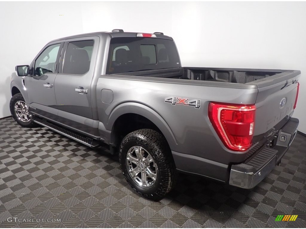 2021 F150 XLT SuperCrew 4x4 - Carbonized Gray / Medium Dark Slate photo #14