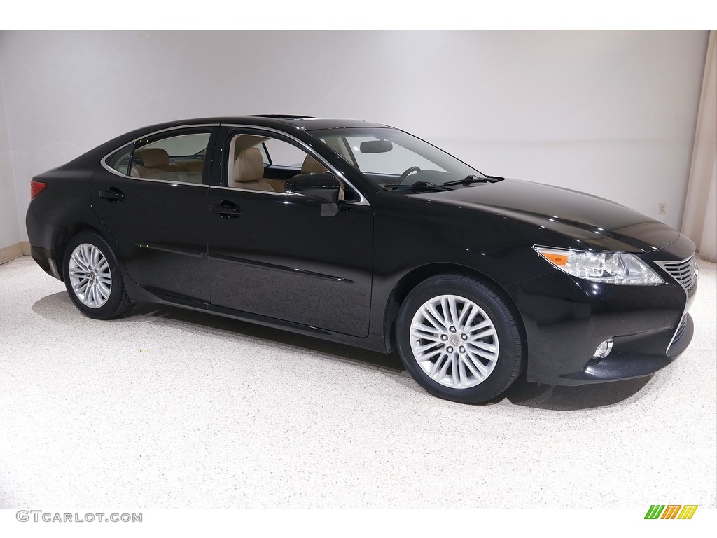 2015 ES 350 Sedan - Obsidian / Parchment photo #1