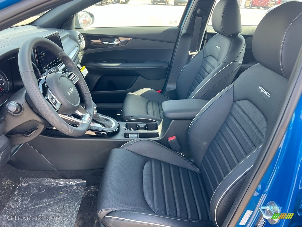 Black Interior 2023 Kia Forte GT-Line Photo #145641749