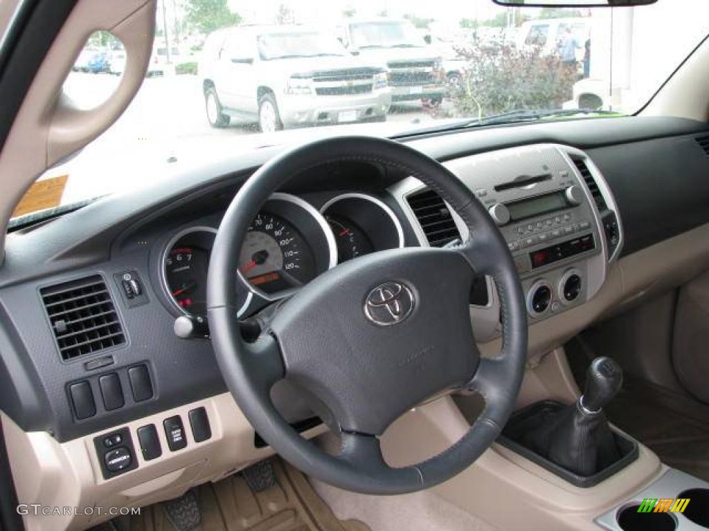 2008 Tacoma Access Cab 4x4 - Desert Sand Mica / Taupe photo #9