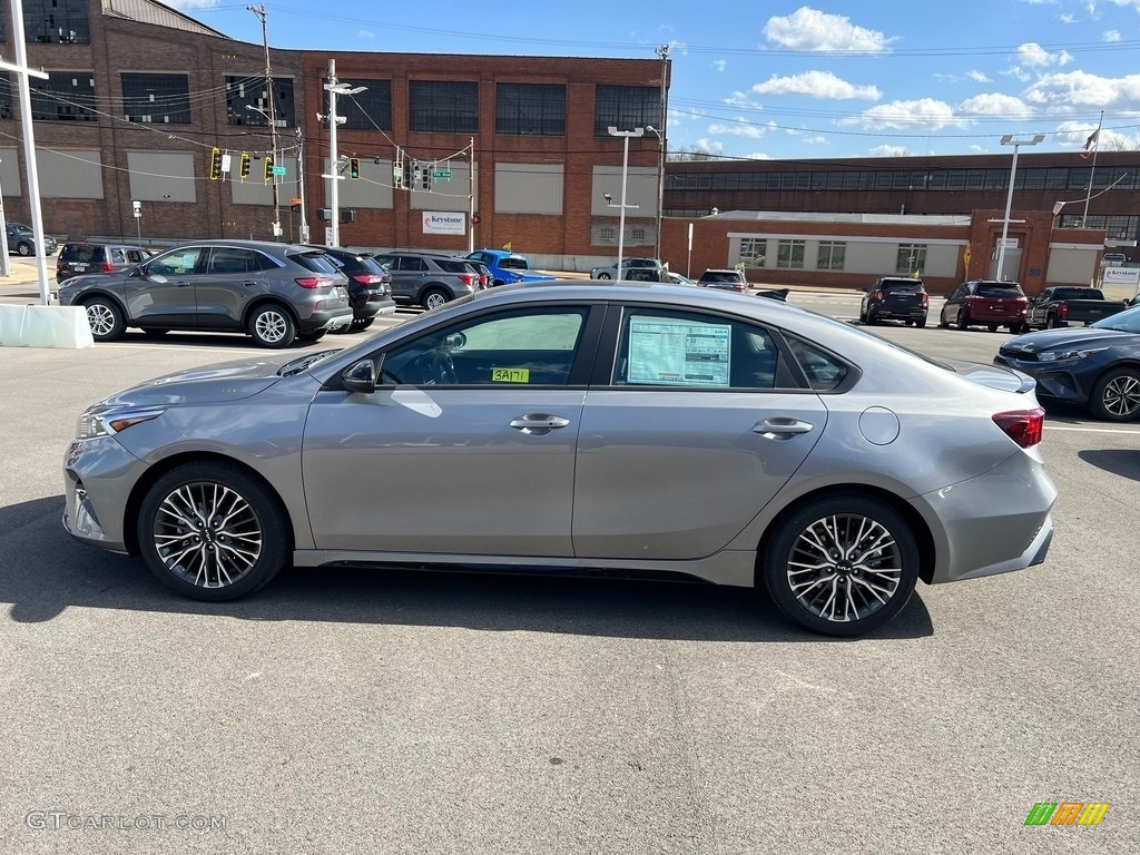 Steel Gray 2023 Kia Forte GT-Line Exterior Photo #145642487
