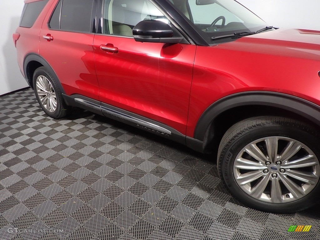 2020 Explorer Limited 4WD - Rapid Red Metallic / Sandstone photo #6