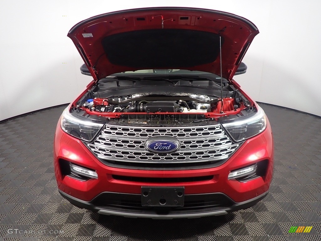 2020 Explorer Limited 4WD - Rapid Red Metallic / Sandstone photo #8