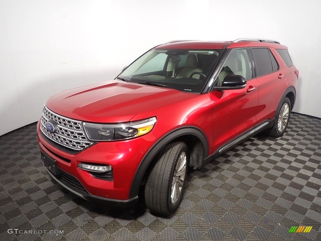 2020 Explorer Limited 4WD - Rapid Red Metallic / Sandstone photo #11