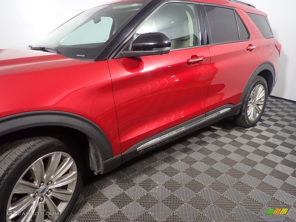 2020 Explorer Limited 4WD - Rapid Red Metallic / Sandstone photo #12