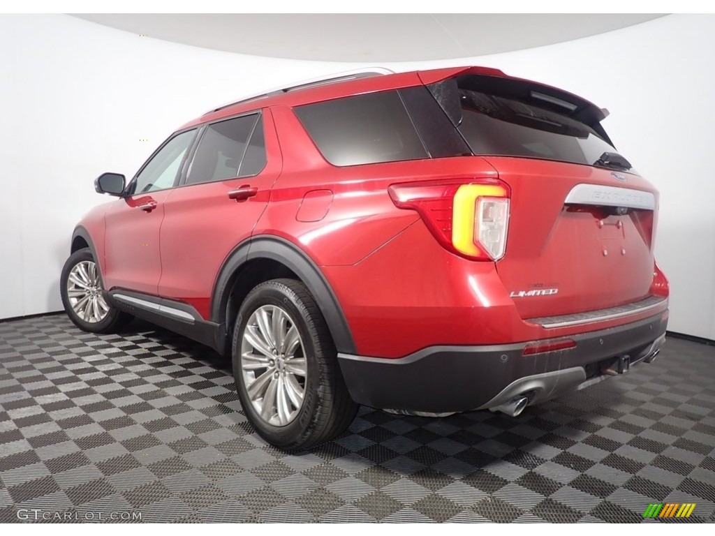 2020 Explorer Limited 4WD - Rapid Red Metallic / Sandstone photo #13