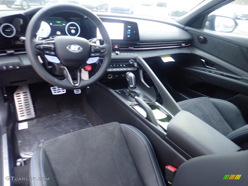 Black w/Microsuede Interior 2023 Hyundai Elantra N Standard Elantra N Model Photo #145644152