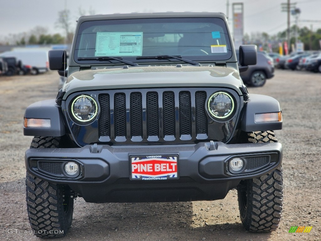 2023 Wrangler Willys 4x4 - Sarge Green / Black photo #2