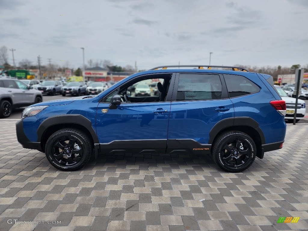 Geyser Blue 2023 Subaru Forester Wilderness Exterior Photo #145644671