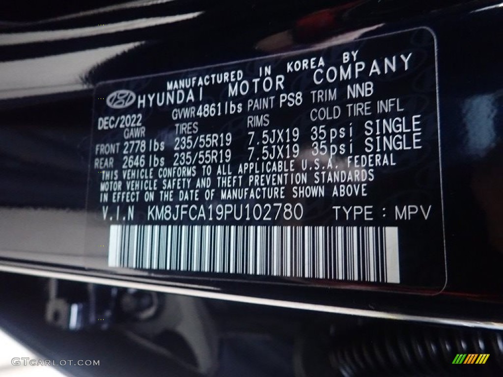 2023 Tucson Color Code PS8 for Deep Sea Photo #145644746