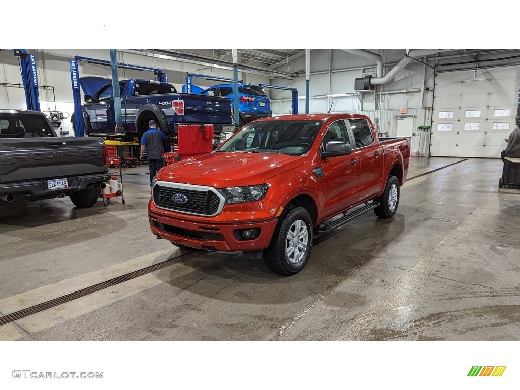 2019 Ranger XLT SuperCrew 4x4 - Hot Pepper Red Metallic / Ebony photo #1