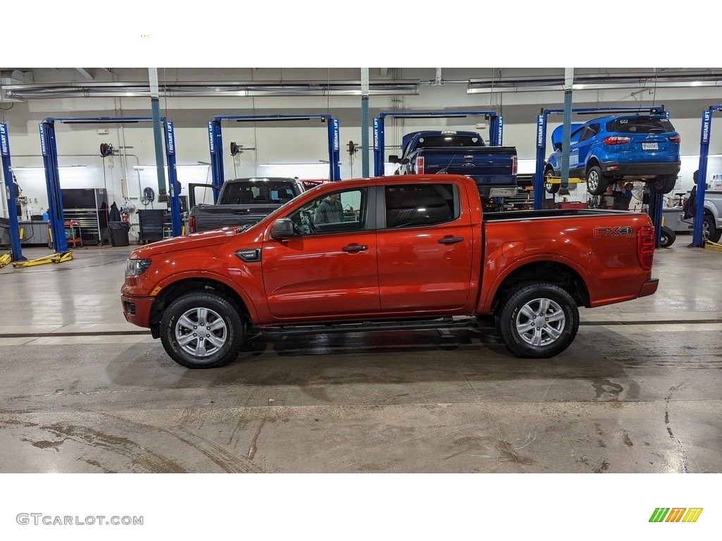 2019 Ranger XLT SuperCrew 4x4 - Hot Pepper Red Metallic / Ebony photo #2