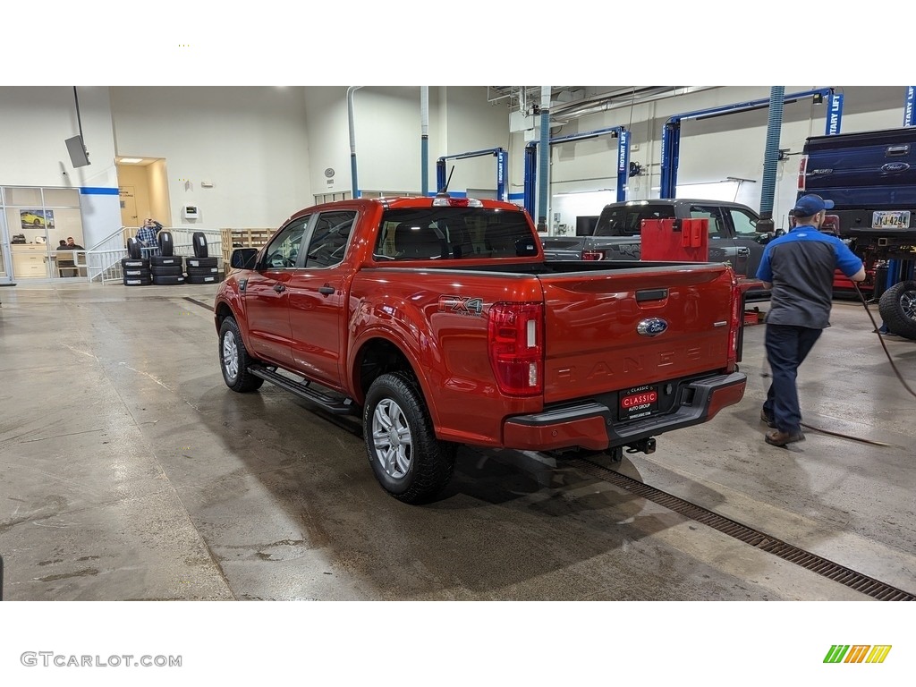 2019 Ranger XLT SuperCrew 4x4 - Hot Pepper Red Metallic / Ebony photo #3