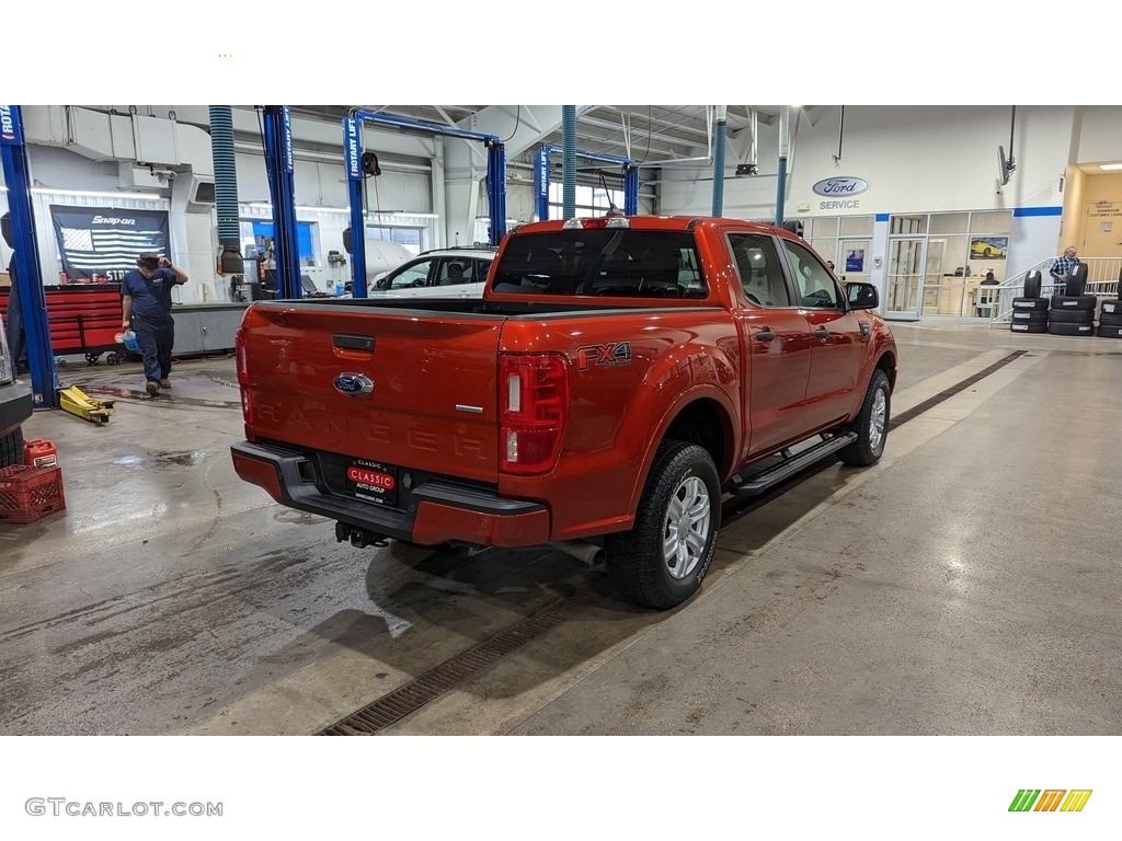 2019 Ranger XLT SuperCrew 4x4 - Hot Pepper Red Metallic / Ebony photo #5