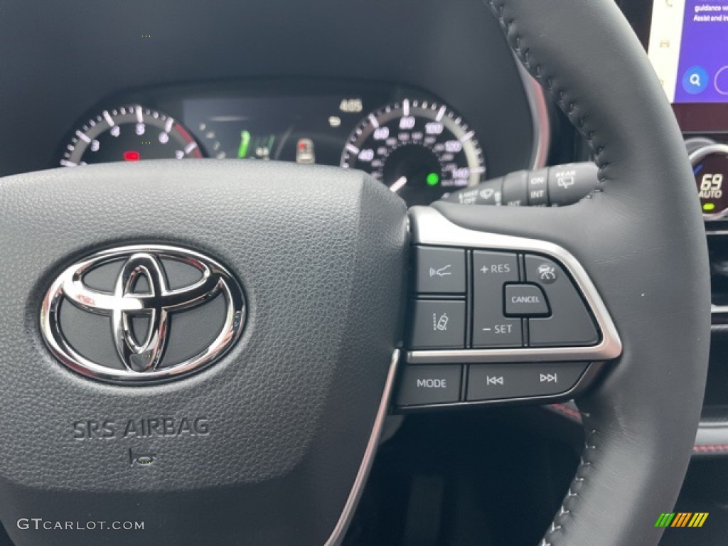 2023 Toyota Highlander XSE AWD Cockpit Red Steering Wheel Photo #145644937