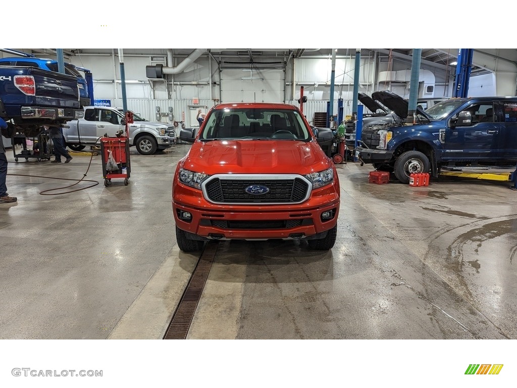 2019 Ranger XLT SuperCrew 4x4 - Hot Pepper Red Metallic / Ebony photo #8