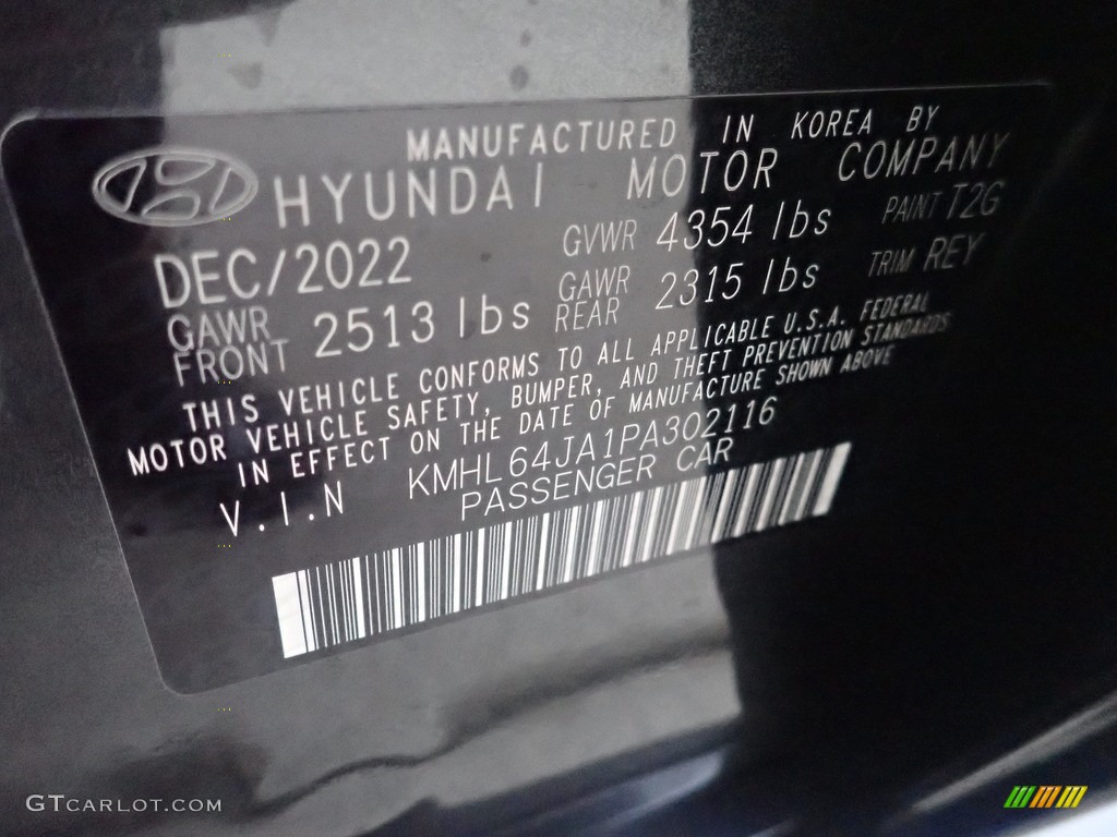 2023 Sonata SEL - Portofino Gray / Medium Gray photo #18