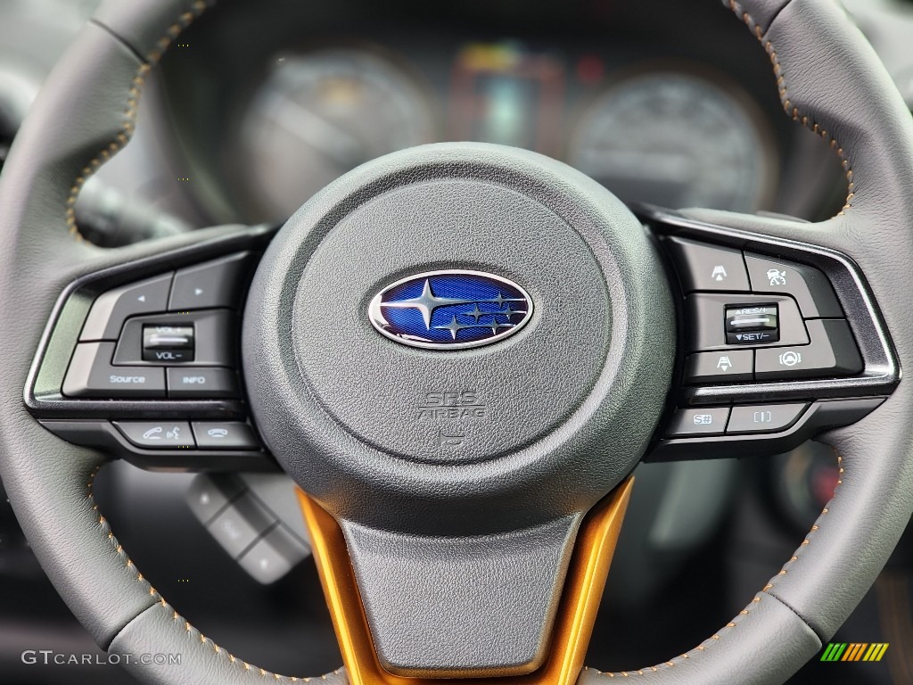 2023 Subaru Forester Wilderness Gray Steering Wheel Photo #145645264