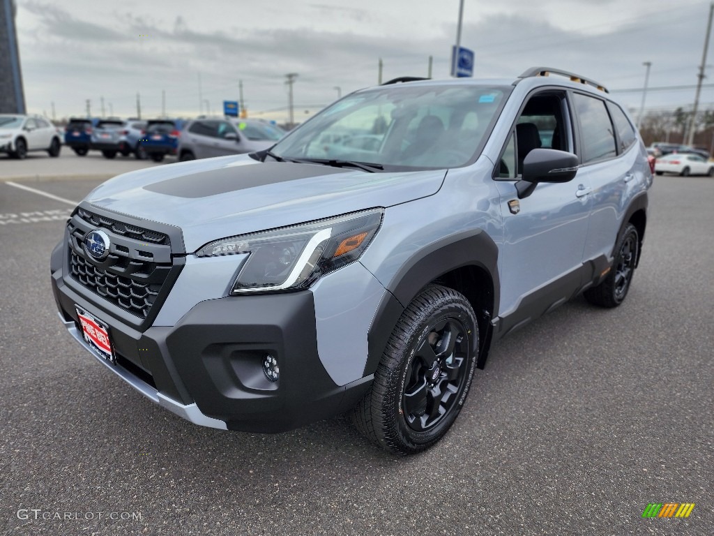 2023 Forester Wilderness - Ice Silver Metallic / Gray photo #1
