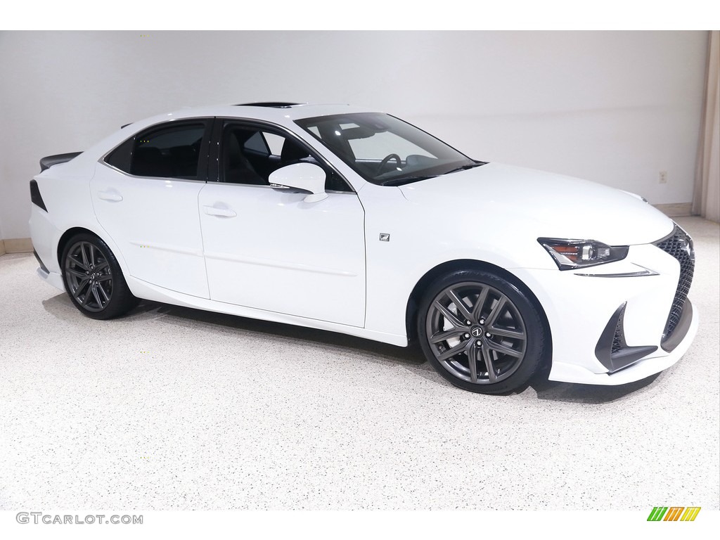 2018 IS 300 F Sport AWD - Ultra White / Black photo #1