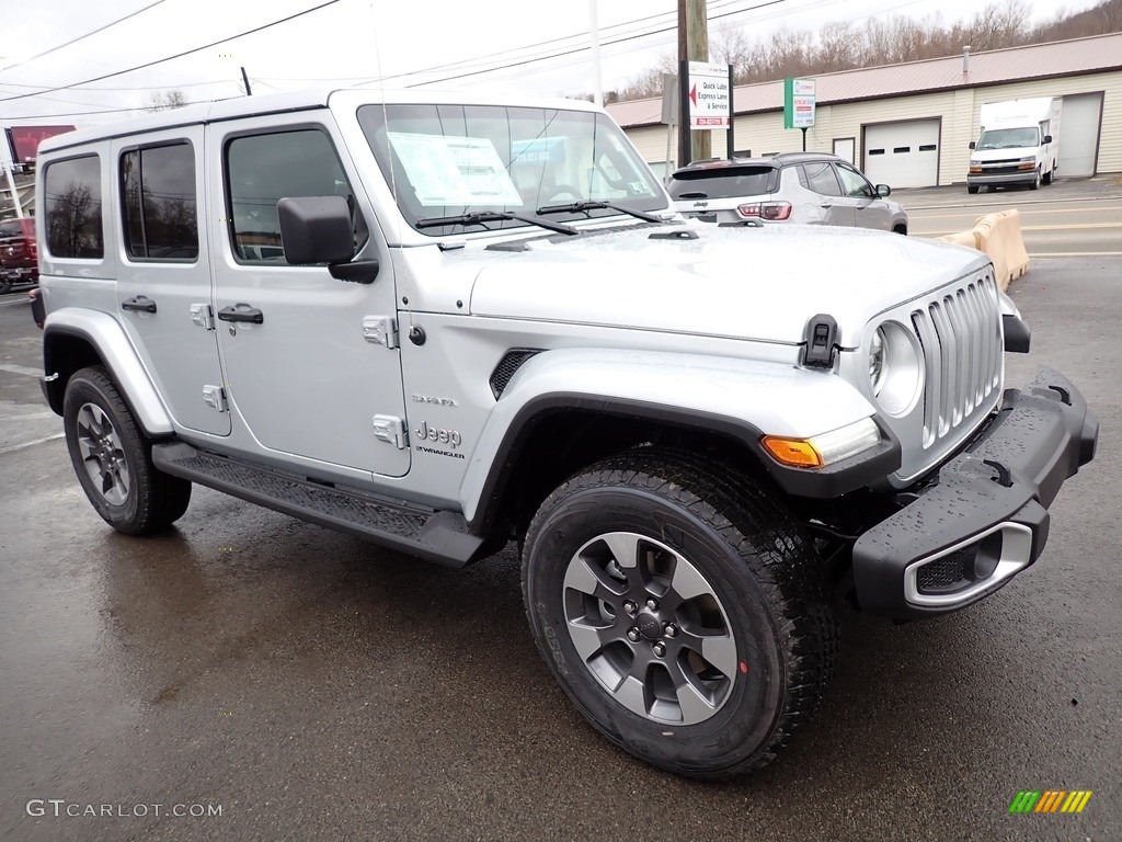 Silver Zynith 2023 Jeep Wrangler Unlimited Sahara 4x4 Exterior Photo #145645411