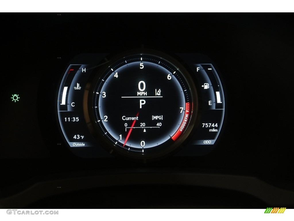 2018 Lexus IS 300 F Sport AWD Gauges Photo #145645543