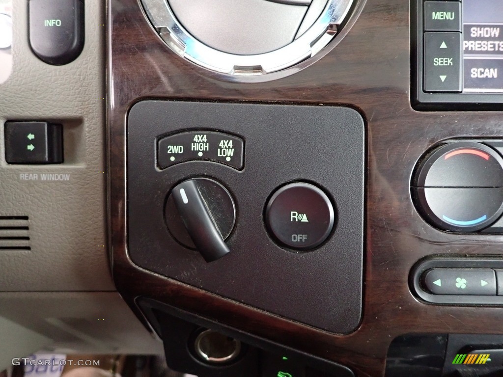 2008 F450 Super Duty Lariat Crew Cab 4x4 Dually - Black / Medium Stone Grey photo #18