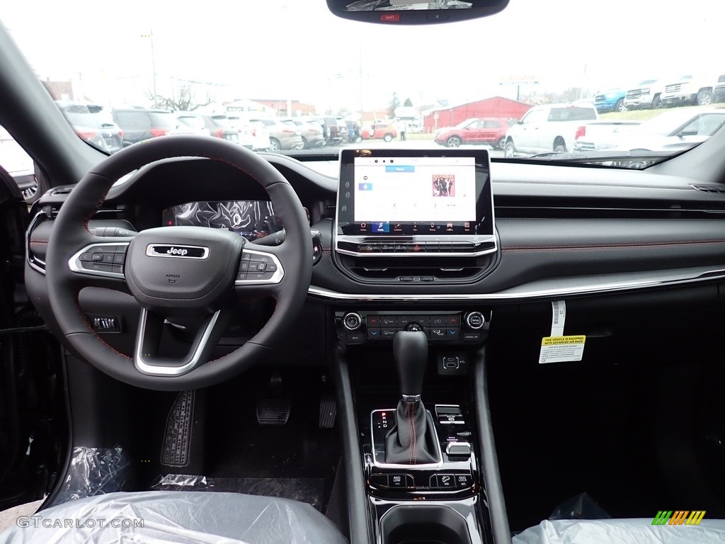 2023 Jeep Compass Trailhawk 4x4 Black Dashboard Photo #145646563