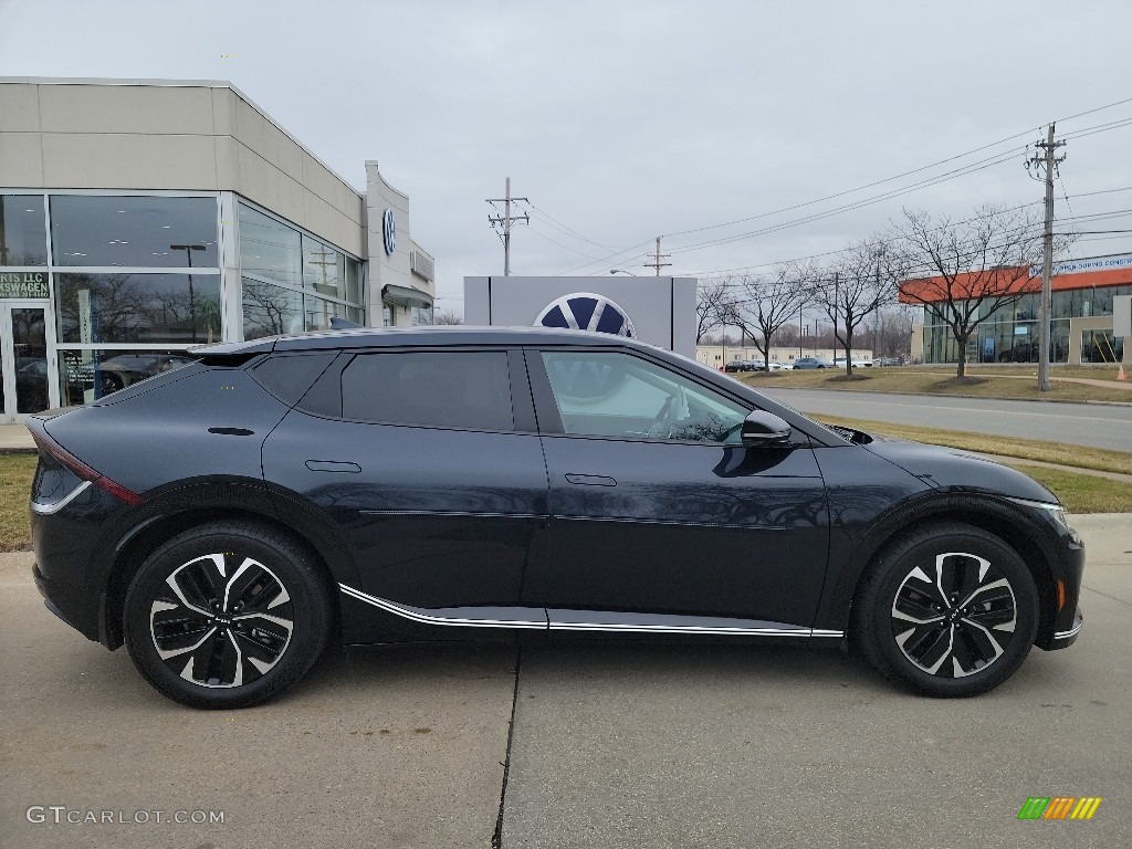 Aurora Black Pearl 2022 Kia EV6 Wind AWD Exterior Photo #145646575