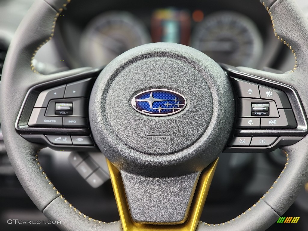 2023 Subaru Crosstrek Sport Gray Steering Wheel Photo #145646785