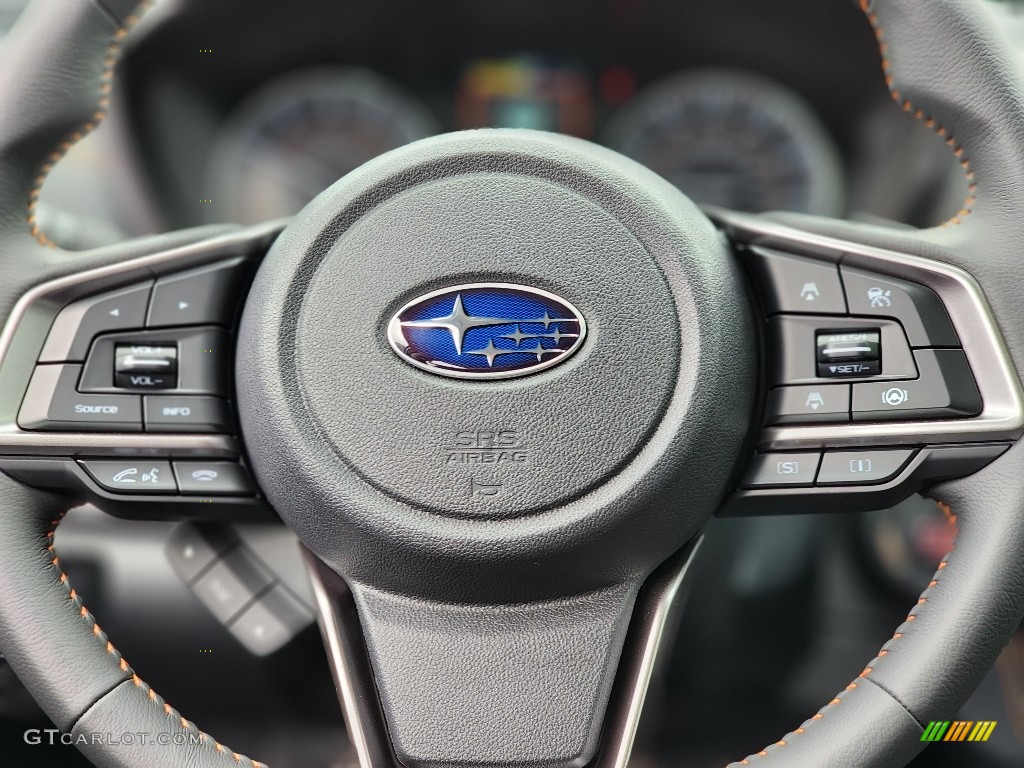 2023 Subaru Crosstrek Limited Black Steering Wheel Photo #145647163