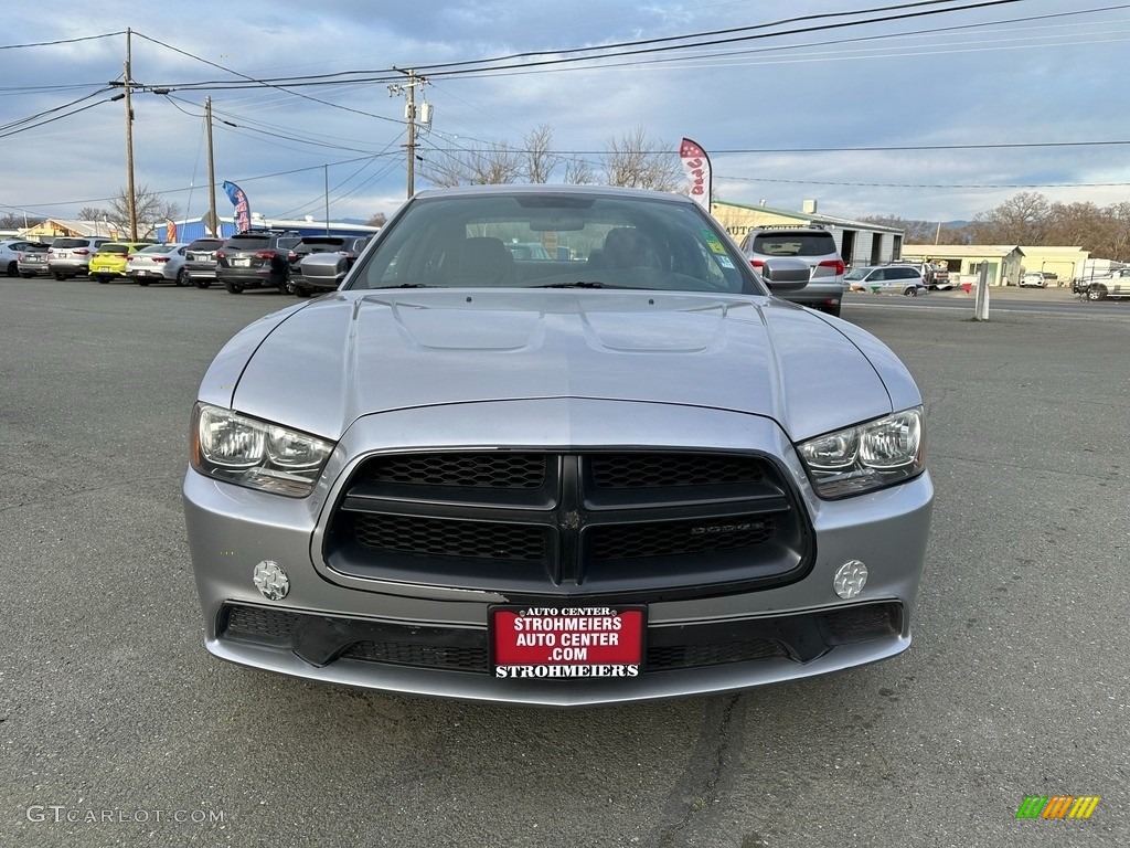 2011 Charger Police - Bright Silver Metallic / Black photo #2